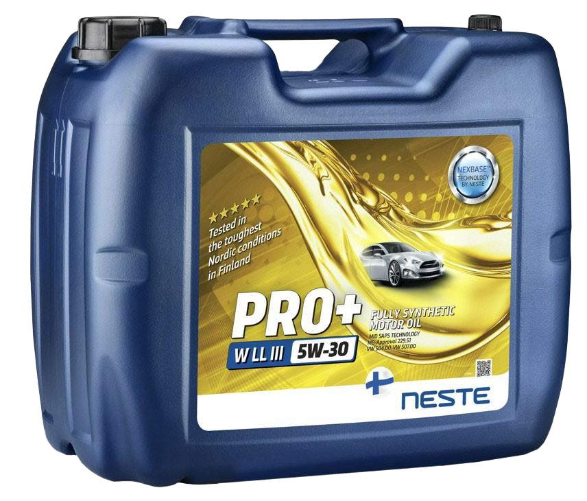 Моторное масло NESTE PRO+ W LL III 5W-30, 20л